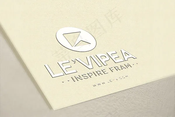 金属浮雕LOGO样机