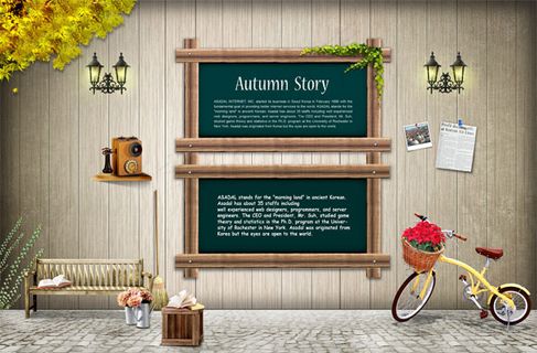 木板墙上的黑板