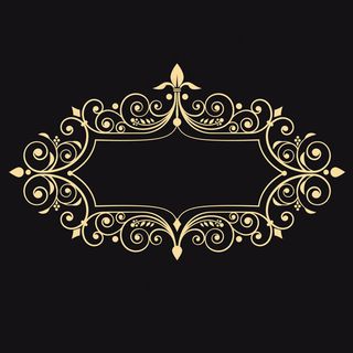 简约花纹边框
