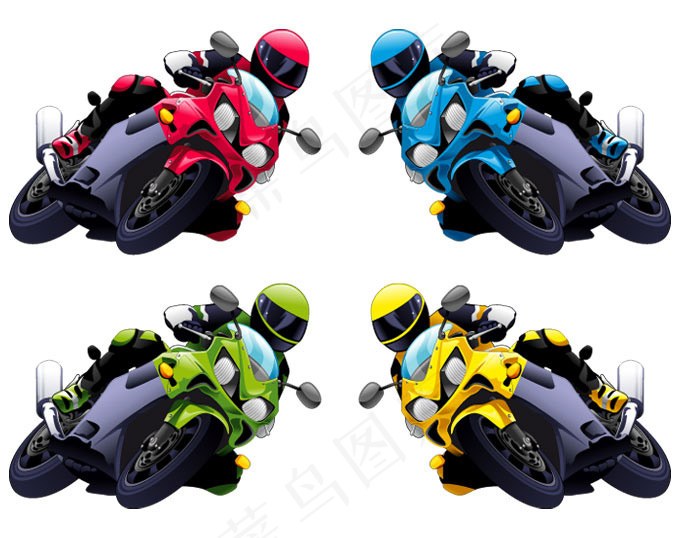 摩托车矢量