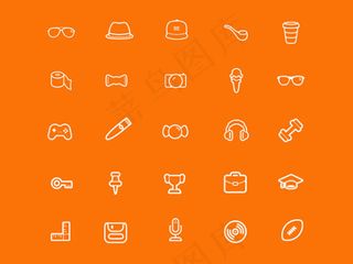 细线图标集,免抠元素