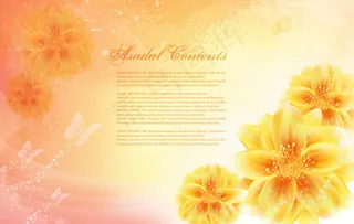 梦幻花朵矢量12