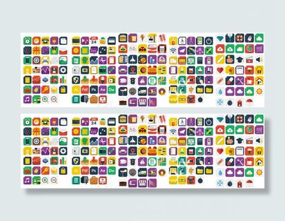 扁平化图标矢量,免抠元素