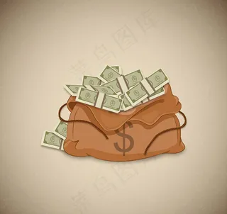 钱袋矢量