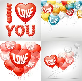 浪漫气球背景 浪漫气球背景