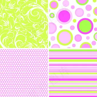 布料印花图案背景,背景元素