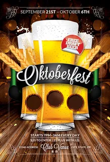 啤酒节主题海报