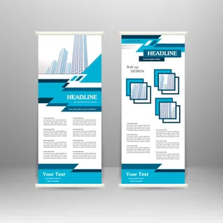 时尚简约风展架