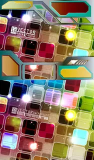 透亮色斑背景,背景元素