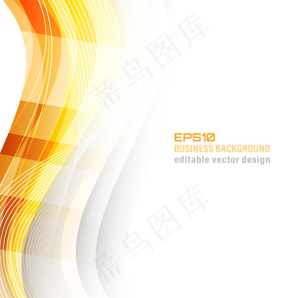 波浪线条商业背景eps,ai矢量模版下载