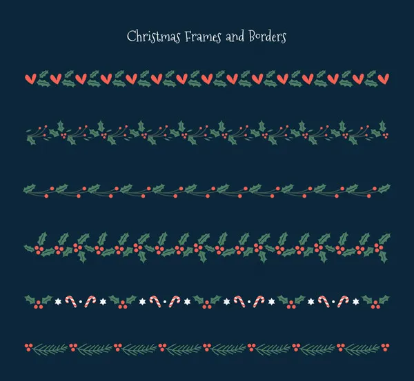 圣诞节花边矢量ai矢量模版下载