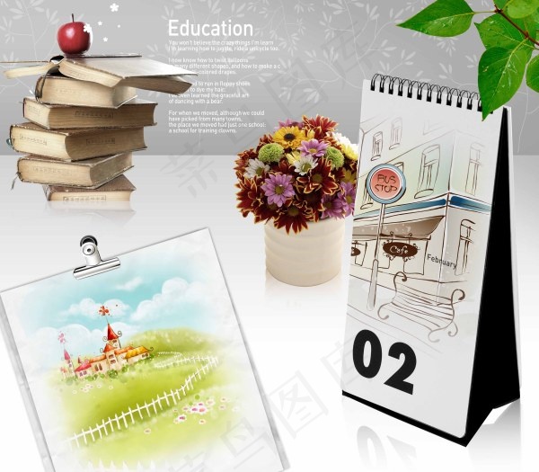 教育主题静物6