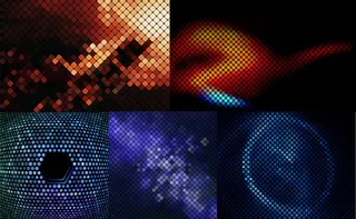 潮流彩色霓虹背景