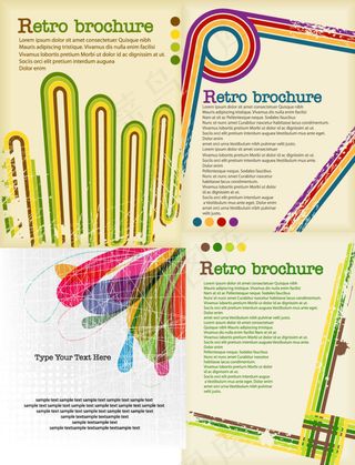 怀旧色彩背景,背景元素