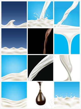 奶油液体矢量