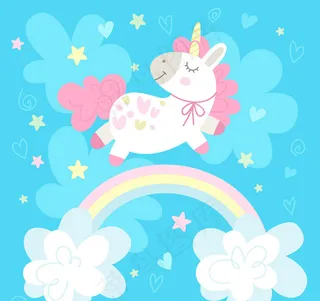 彩虹上的独角兽