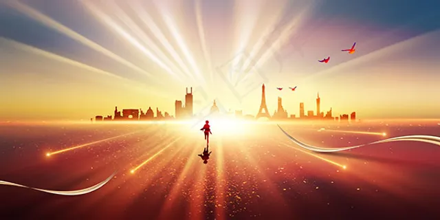 城市之光背景图