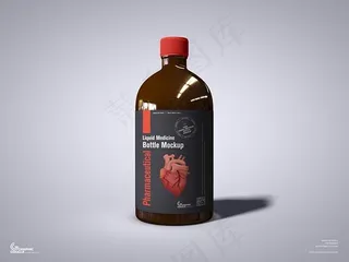 免费药水瓶样机