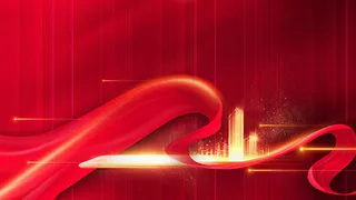 红色底纹光效背景图