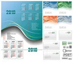 2010年日历eps,ai矢量模版下载