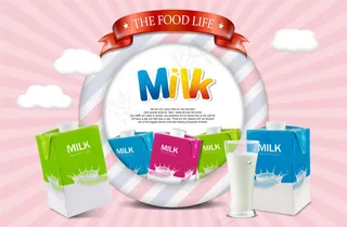 牛奶创意广告