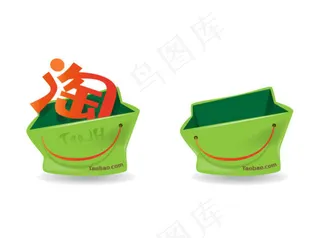 淘宝包包图标,免抠元素
