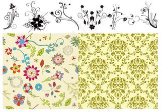 实用的花纹矢量