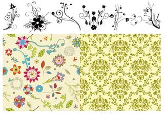 实用的花纹矢量