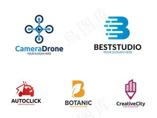 汽车铅笔元素标志