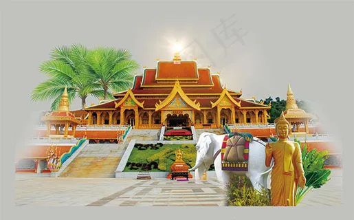 西双版纳设计元素