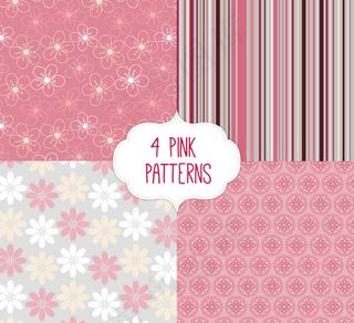 粉色系无缝背景