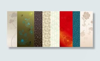 精选花朵背景2,背景元素