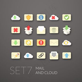 创意邮件图标,免抠元素