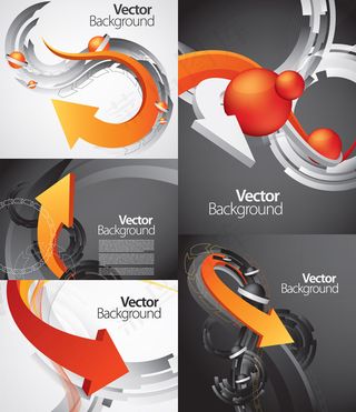 动感箭头背景,背景元素