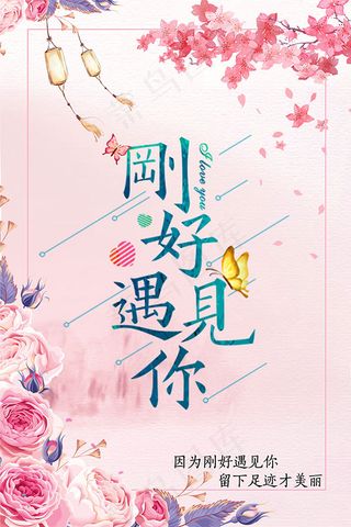 刚好遇见你海报