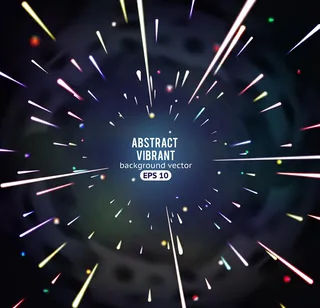 抽象烟花光效背景