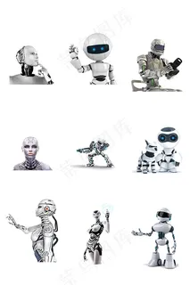 科技机器人素材