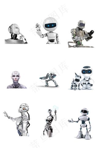 科技机器人素材