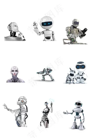 科技机器人素材