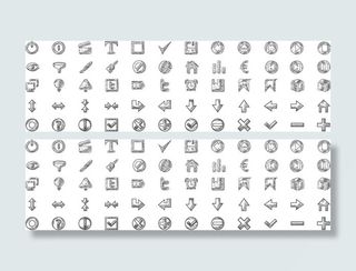 手绘网页图标,免抠元素