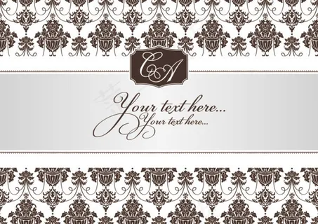 欧式花纹边框04