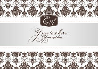 欧式花纹边框04