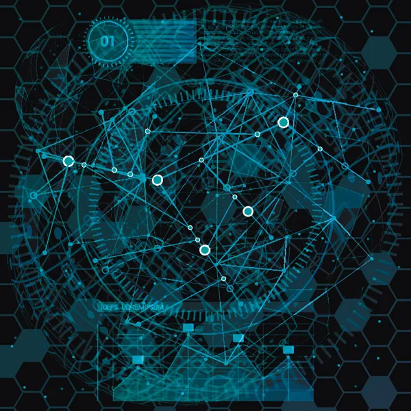 抽象多边形空间eps,ai矢量模版下载