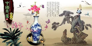 中国印象青花瓷六