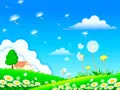 野外的蒲公英ai矢量模版下载