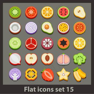 水果图标设计,免抠元素