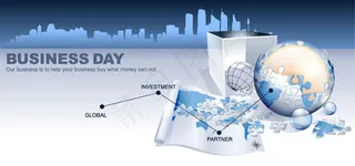 商业科技动感背景