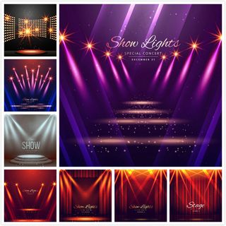 舞台灯光背景