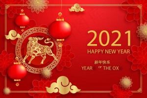 2021新年快乐矢量