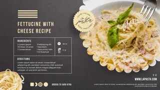 奶油意大利面菜谱